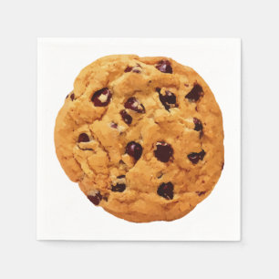 Chocolate Chip Cookie Image Napkin