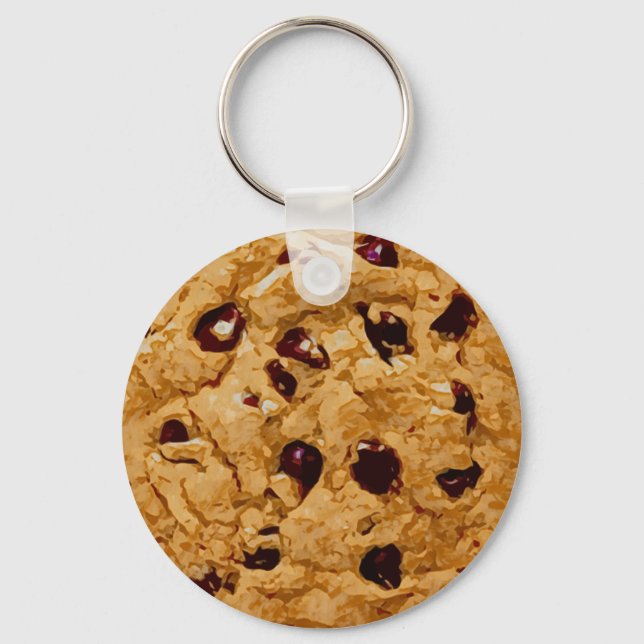 Chocolate Chip Cookie Key Ring (Front)