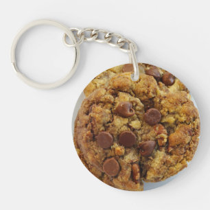Chocolate Chip Cookie Key Ring