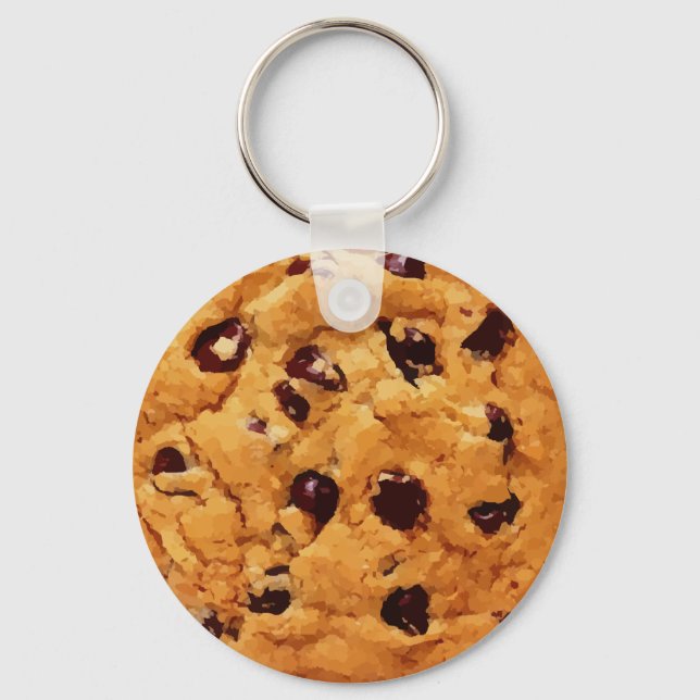 Chocolate Chip Cookie Key Ring (Front)