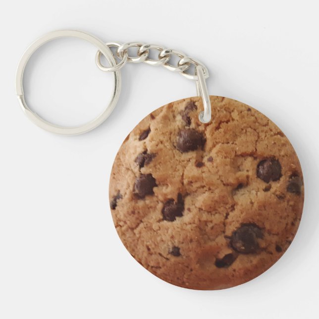 Chocolate Chip Cookie Keychain (Front)