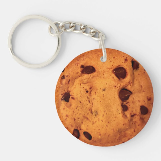 Chocolate Chip Cookie Keychain  (Front)