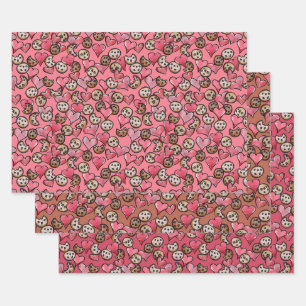 Chocolate Chip Cookie Lovers Wrapping Paper Sheet