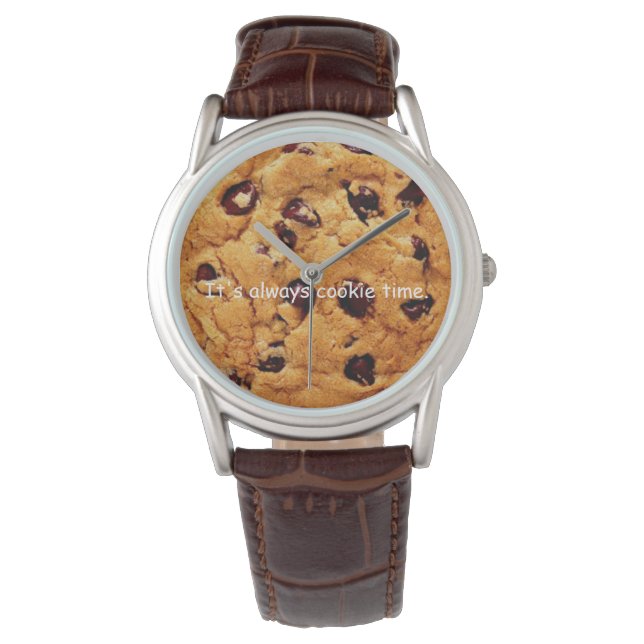 Chocolate Chip Cookie Men's Watch (Front)