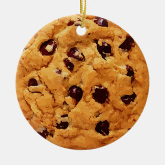 Chocolate Chip Cookie Personalised Christmas Ceramic Tree Decoration