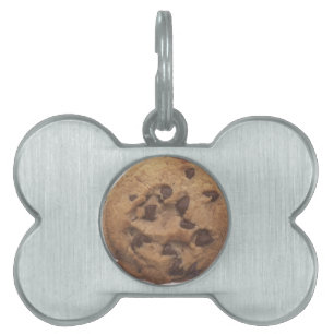 chocolate-chip-cookie- pet name tag
