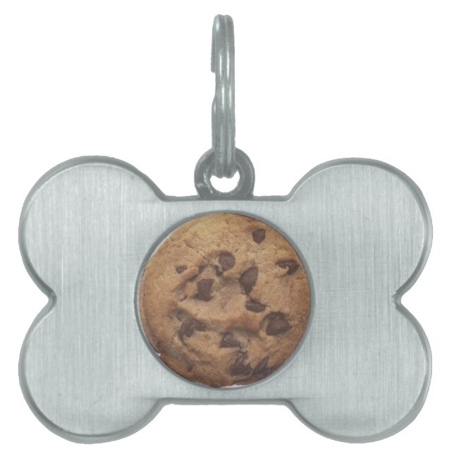 chocolate-chip-cookie- pet name tag (Front)