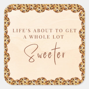 Chocolate Chip Cookie Shower Favour Tag