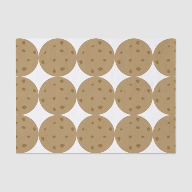 Chocolate Chip Cookie Tissue Paper (Front)