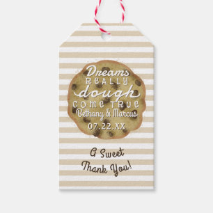 Chocolate Chip Cookie Wedding Treats Dreams Dough Gift Tags