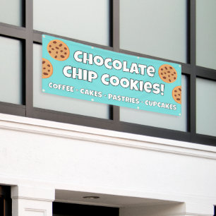 Chocolate Chip Cookies Bakery Banner