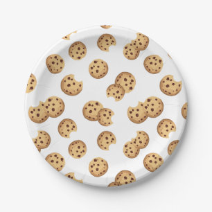 Chocolate Chip Cookies Birthday Party Paper Plate