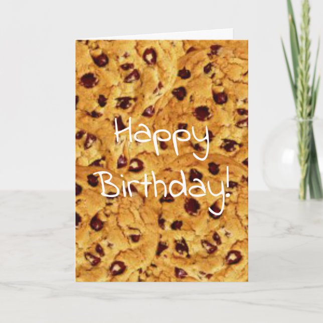 chocolate chip cookies card (Front)