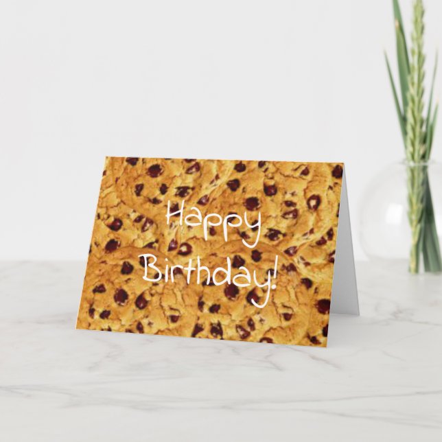 chocolate chip cookies card (Front)