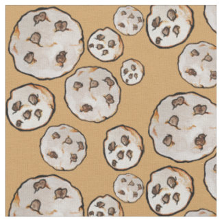 Chocolate Chip Cookies Cookie lover Fabric