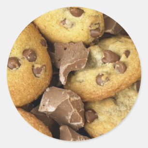 Chocolate Chip Cookies Destiny's Destiny Classic Round Sticker