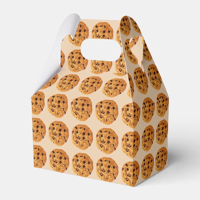 Chocolate Chip Cookies Favour Box (Front Side)