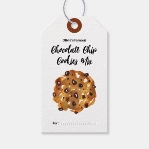 Chocolate Chip Cookies Jar Mix Gift Tags