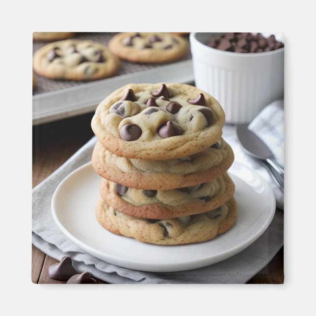Chocolate Chip Cookies Magnet (Front)