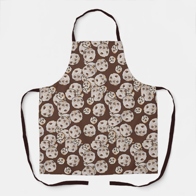 Chocolate Chip Cookies Pattern                     Apron (Front)