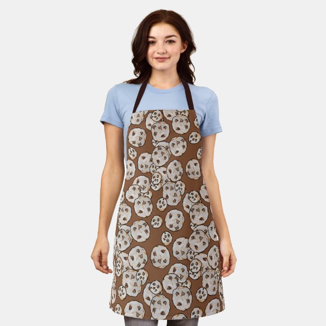 Chocolate Chip Cookies Pattern                     Apron (Worn)