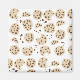 Chocolate Chip Cookies Pattern Magnet