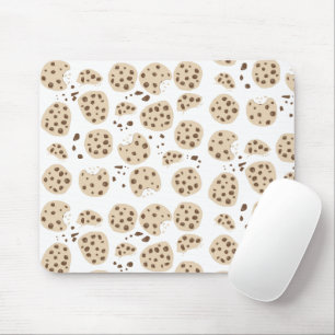 Chocolate Chip Cookies Pattern Mouse Mat