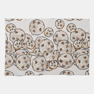 Chocolate Chip Cookies Pattern Tea Towel