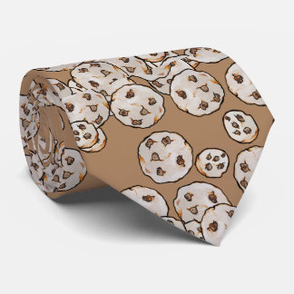 Chocolate Chip Cookies Pattern Tie