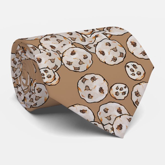 Chocolate Chip Cookies Pattern                     Tie (Rolled)