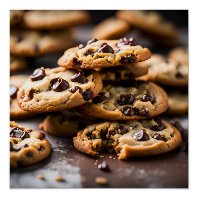 Chocolate Chip Cookies Poster (Front)