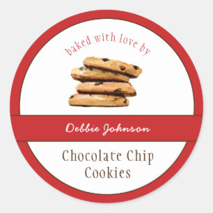Chocolate chip Holiday cookie Sticker