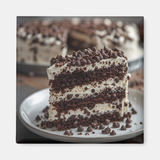 Chocolate Chip Ice Cream Cake Magnet