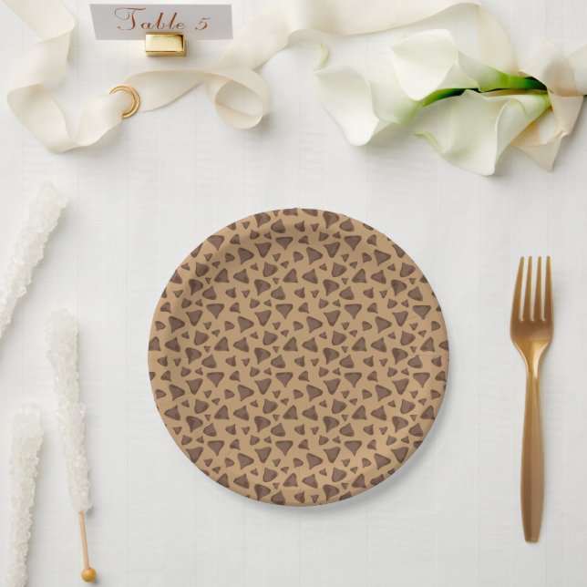 Chocolate chip paper plate (Wedding)