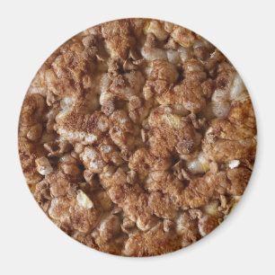 chocolate chip rice cake button magnet