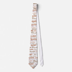 Chocolate, Chocolate, Chocolate, Chocolate, Cho... Tie