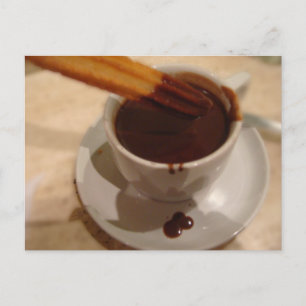 Chocolate & Churros Postcard