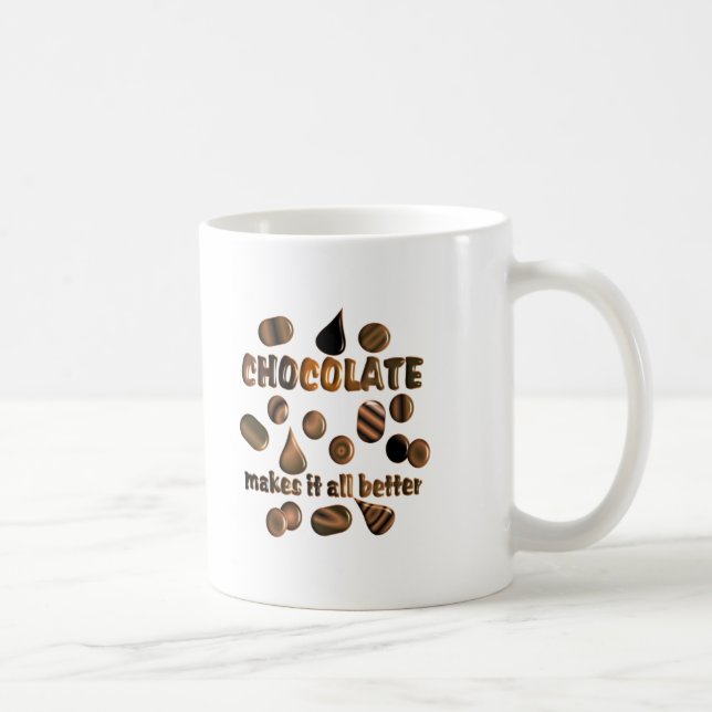 Chocolate Coffee Mug (Right)