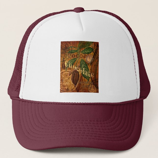 Chocolate Collage Trucker Hat (Front)