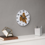 Chocolate Coloured Butterfly Design Round Clock<br><div class="desc">This butterfly design wall clock is a timekeeping device designed to hang on a wall, serving as both a functional tool and a decorative focal point for a room. Made from acrylic and features a pre-installed backside hanging slot for easy hanging and a non-ticking design. You can customise this wall...</div>