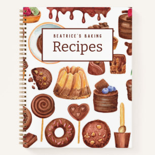 Chocolate Confections Customisable Recipe Book