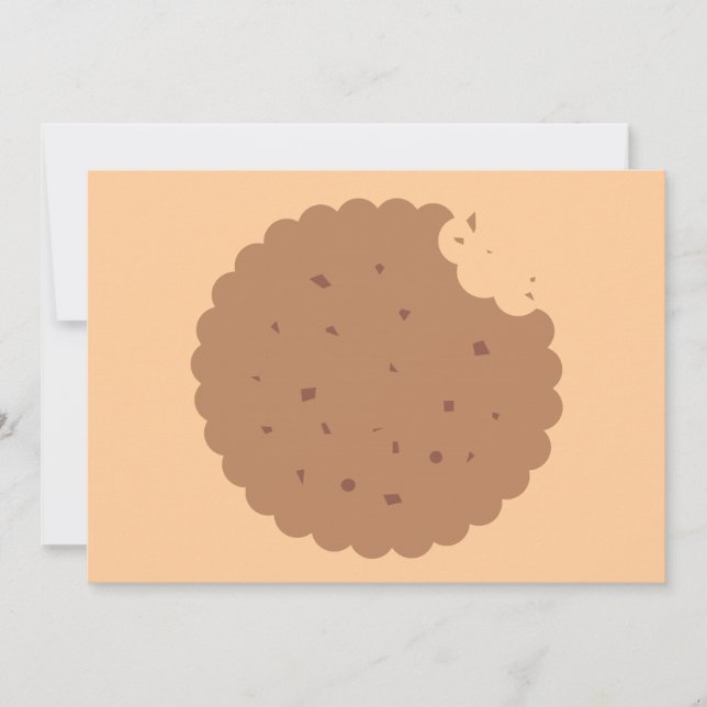 chocolate cookie exchange invitation (Front)