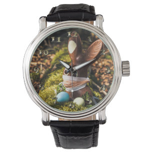 Chocolate Corona Easter Bunny Watch