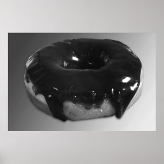 Chocolate Covered Donut Poster