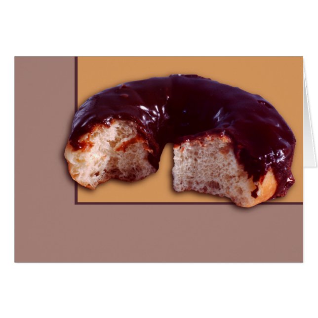 Chocolate Covered Doughnut (Front Horizontal)