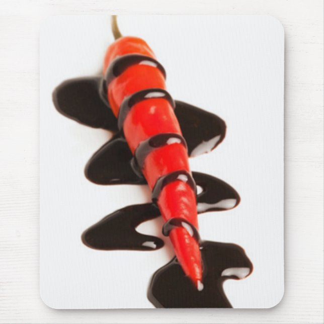 Chocolate Covered Jalapeno Pepper Mousepad (Front)