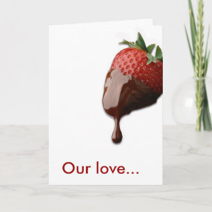 Chocolate Covered Love Valentine Card