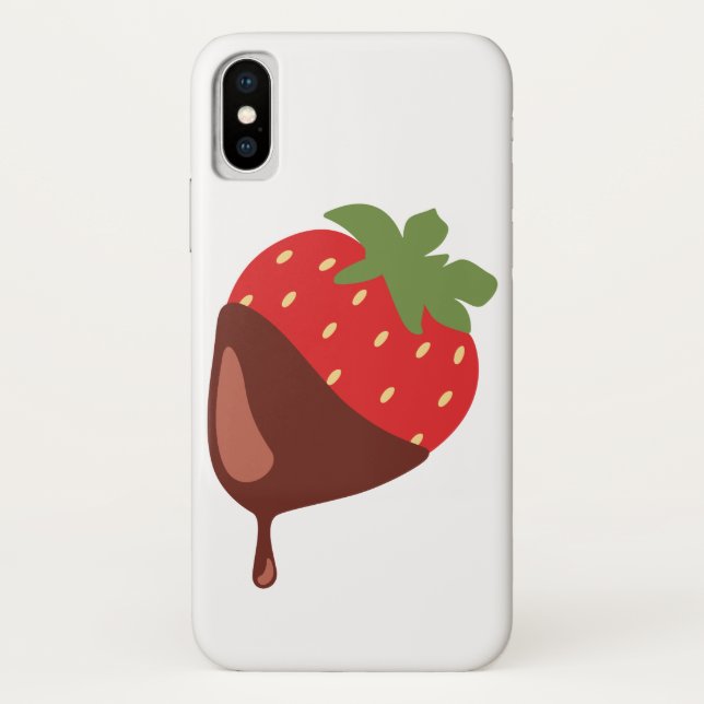 Chocolate Covered Strawberry Case-Mate iPhone Case (Back)