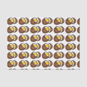 Chocolate Cream Easter Egg Print Eggs Candy Tissue Paper
