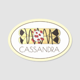 Chocolate Crêpe Pancake France French Food Crepes Name Tag